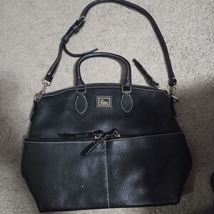 Dooney & Bourke Black Leather Shoulder Bag
